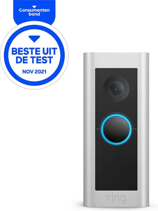 Ring Wired Video Doorbell Pro Plug-In - Slimme deurbel - 1536p HD-video - 3D-bewegingsdetectie (voorheen Video Doorbell Pro 2)