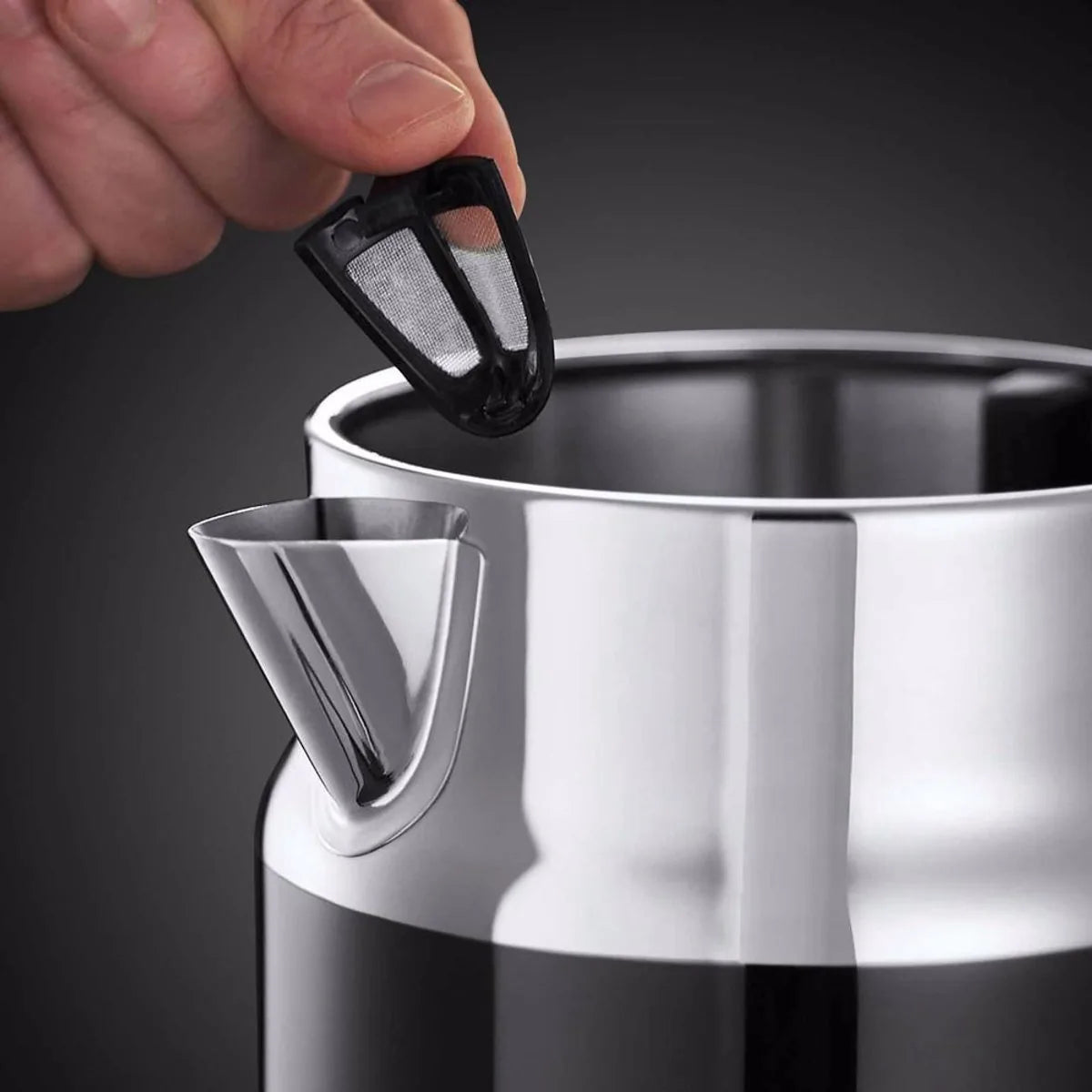 Russell Hobbs 21671-70 Retro Classic Noir Waterkoker - Zwart