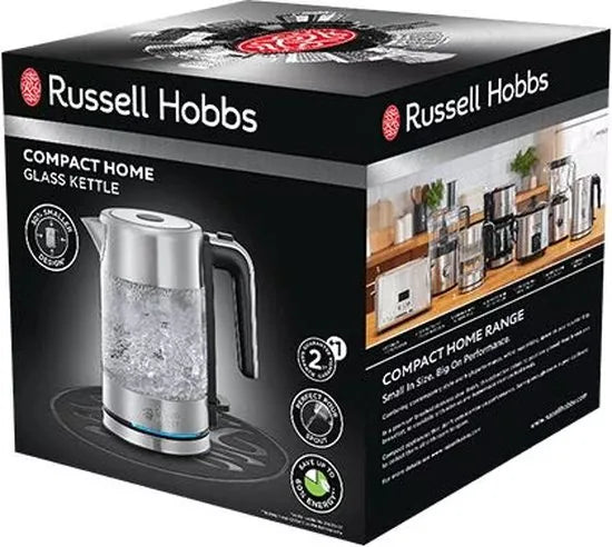 Russell Hobbs 24191-70 Compact Home Glass - Kleine Waterkoker