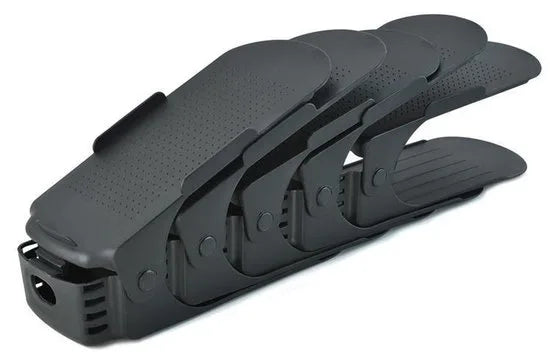 Schoenen Opbergsysteem Verstelbaar – Schoenenrek Schoenenkast Schoen Organizer – Set van 5 Zwart