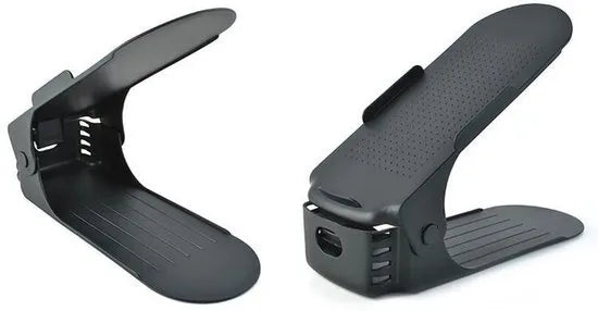 Schoenen Opbergsysteem Verstelbaar – Schoenenrek Schoenenkast Schoen Organizer – Set van 5 Zwart