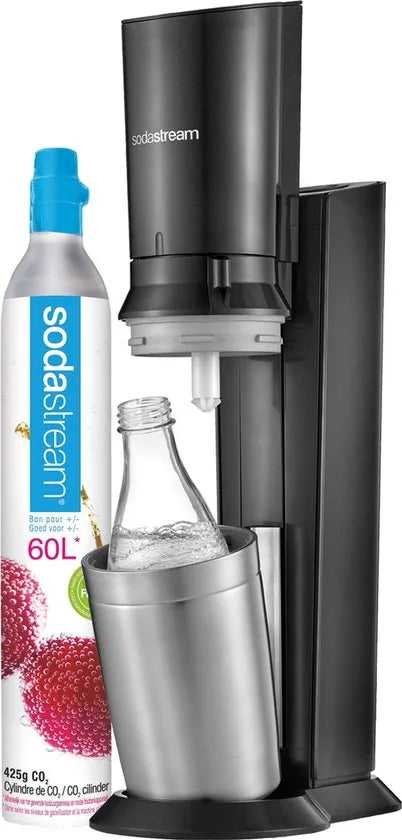 SodaStream Crystal - Zwart - Incl koolzuurcilinder