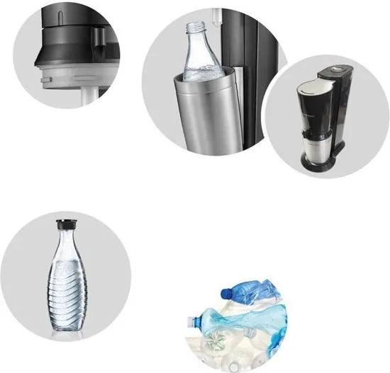 SodaStream Crystal - Zwart - Incl koolzuurcilinder