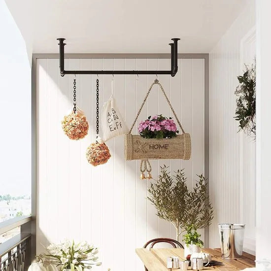 Songmics 2 Kledingstangen Voor Aan De Muur - Kledingrek - Kledingrekken - Kledingstang