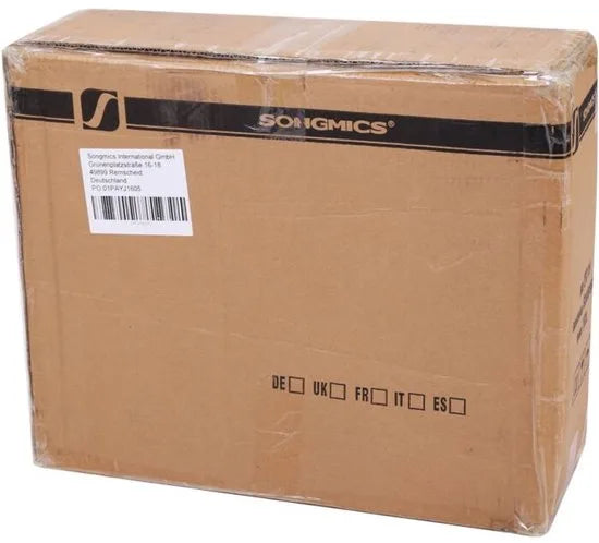 SONGMICS - Keukenafvalbak - pedaalemmer 2 x 15 Liter - 2 compartimenten - met binnenemmer, softclose - Metallic Zilver