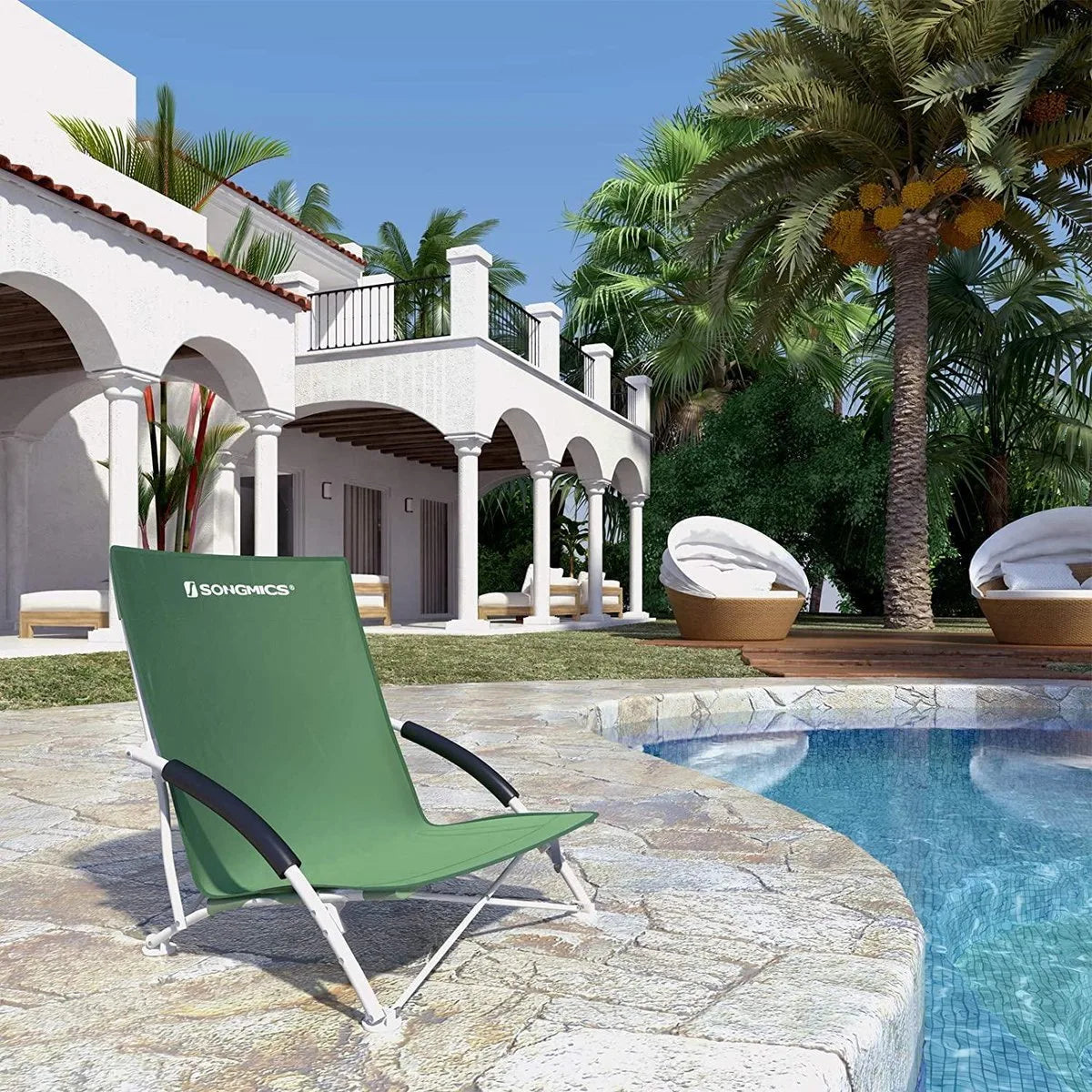 Strandstoel – Met Hoge Rugleuning – Comfortabel – Luxe Zitting