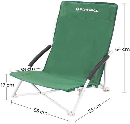 Strandstoel – Met Hoge Rugleuning – Comfortabel – Luxe Zitting