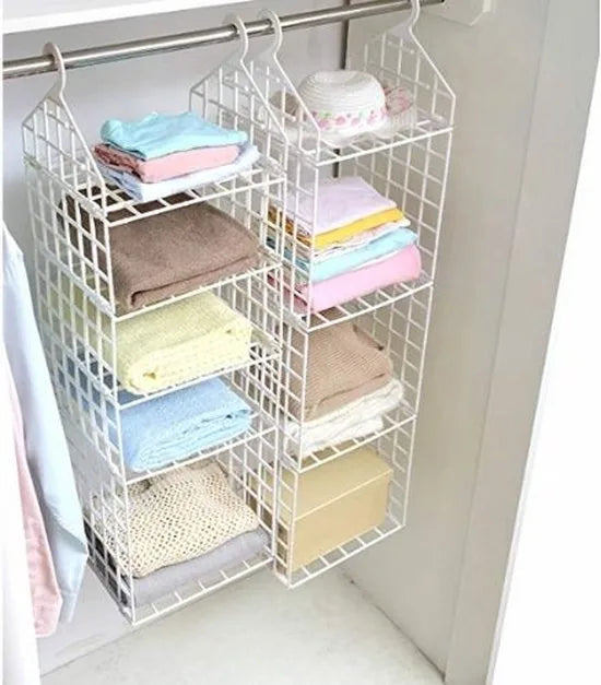 Sumpas - kleding organizer - lade organizer kledingkast - kast organizer kleding - lade organizer - kast organizer ondergoed - Kleding Opberger - kast organizer - kleding organizer opbergsysteem - 3 verdieping - Wit - 100 x 30 x 30 cm