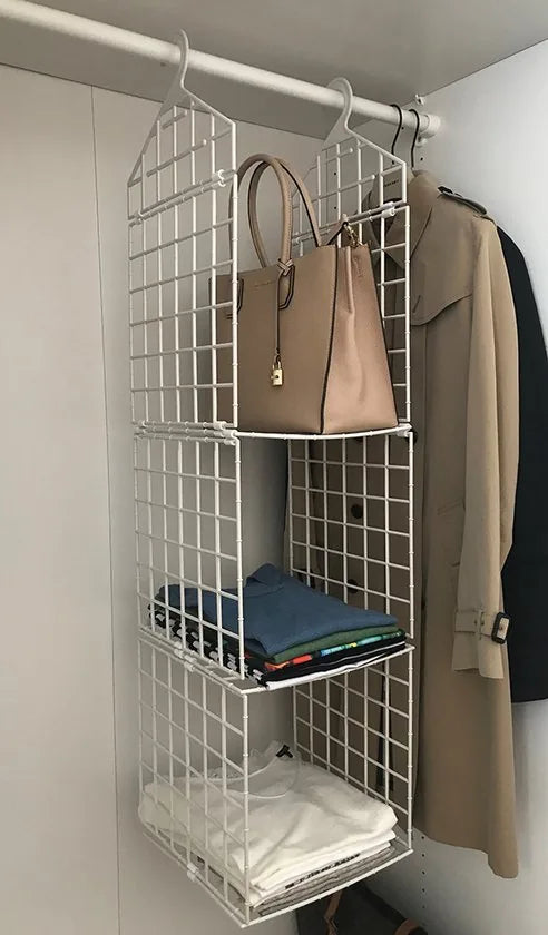 Sumpas kledingrek - kledingkast - organizer  - wit