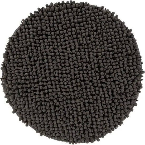 Tapijtenloods Fluffy Badmat Antislip - Zwart - 50x90 CM - Douchemat Hoogpolig - Soft Touch – Antraciet 40 x 60cm